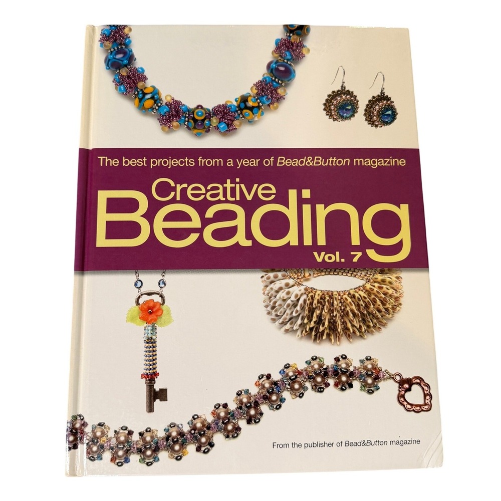 Creative Beading Vol 7 Bead&Button Magazine Jewelry Projects Hardcover 2012